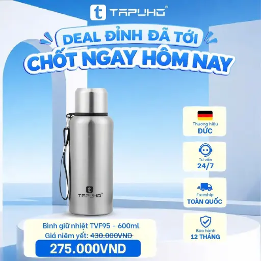 Bình giữ nhiệt TAPUHO TVF95 - 600ml