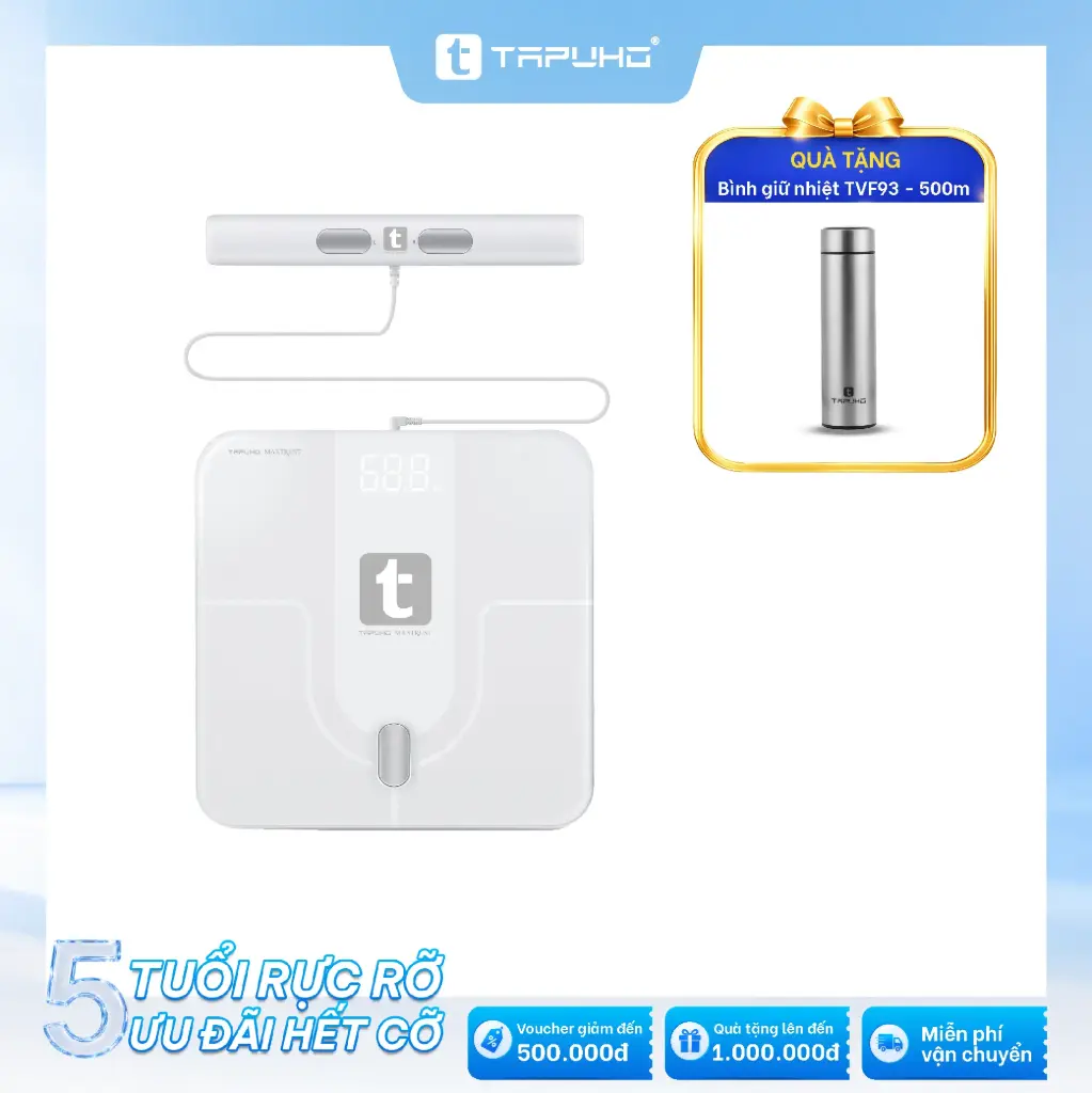 Thiết bị phân tích chỉ số TAPUHO TBS180: Tặng Bình giữ nhiệt TAPUHO TVF93