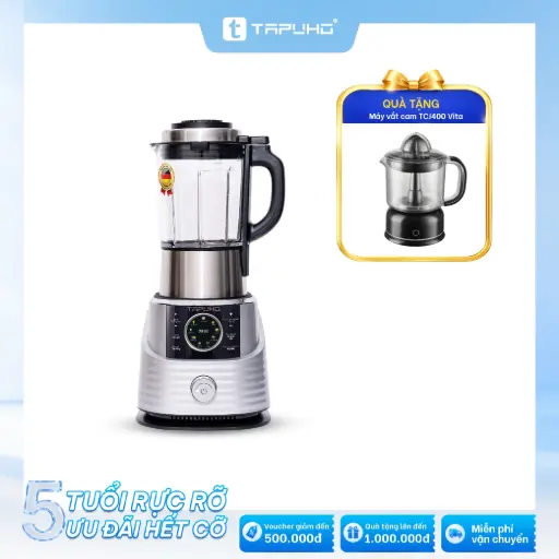 Máy xay nấu đa năng TAPUHO T01: Tặng Máy vắt cam TAPUHO TCJ400 VITA