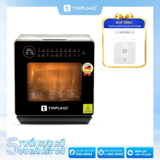 Nồi chiên hơi nước TAPUHO TSF16 SmartX 16L: Tặng sản phẩm TAPUHO mã TBS180